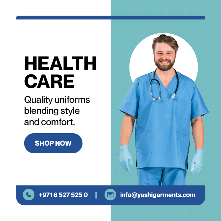 Comfortable and hygienic healthcare uniforms