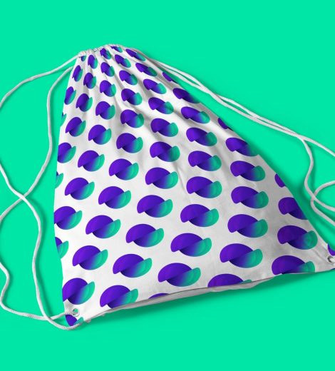 Divi Engine String Bag (Small Logos)